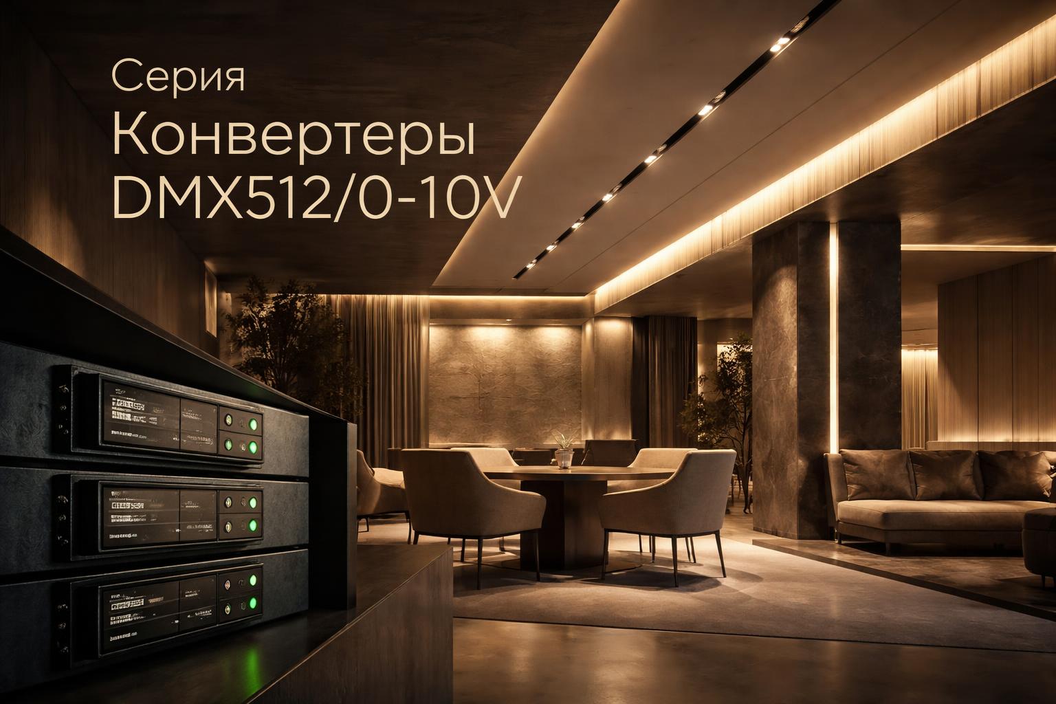 Серия Конвертеры DMX512/0-10V Arlight