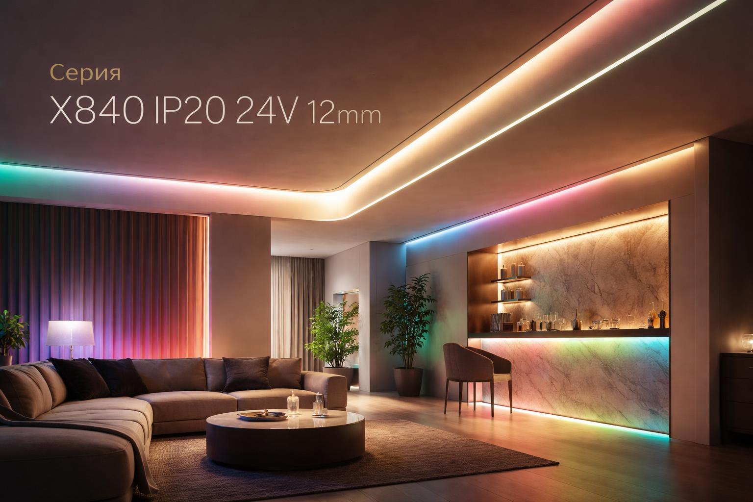 Серия X840 IP20 24V 12mm Arlight Серия X840 IP20 24V 12mm Arlight
