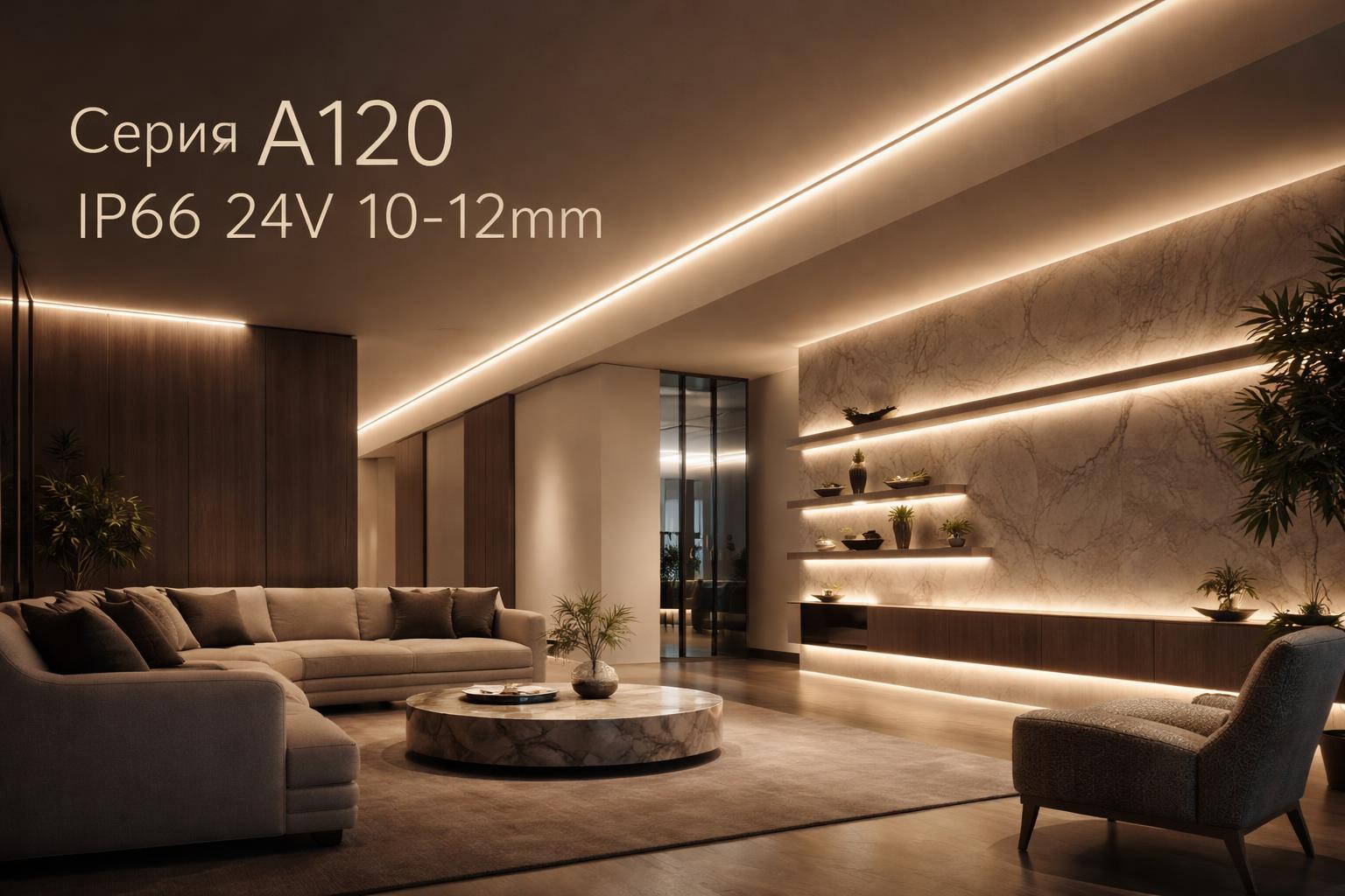 Серия A120 IP66 24V 10-12mm Arlight