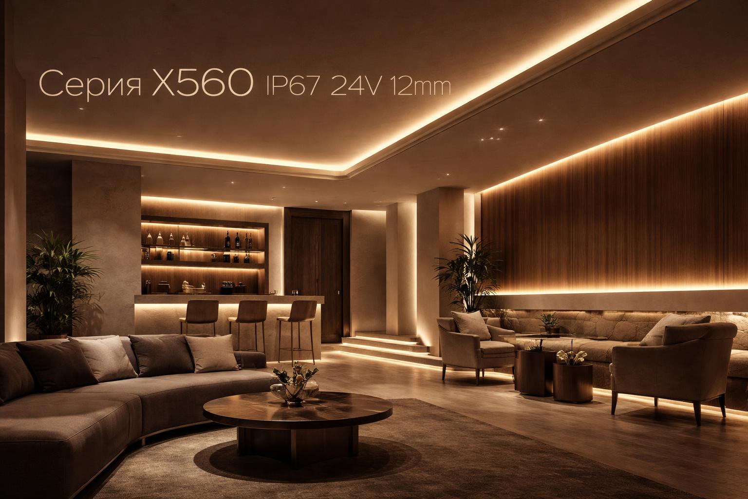 Серия X560 IP67 24V 12mm Arlight