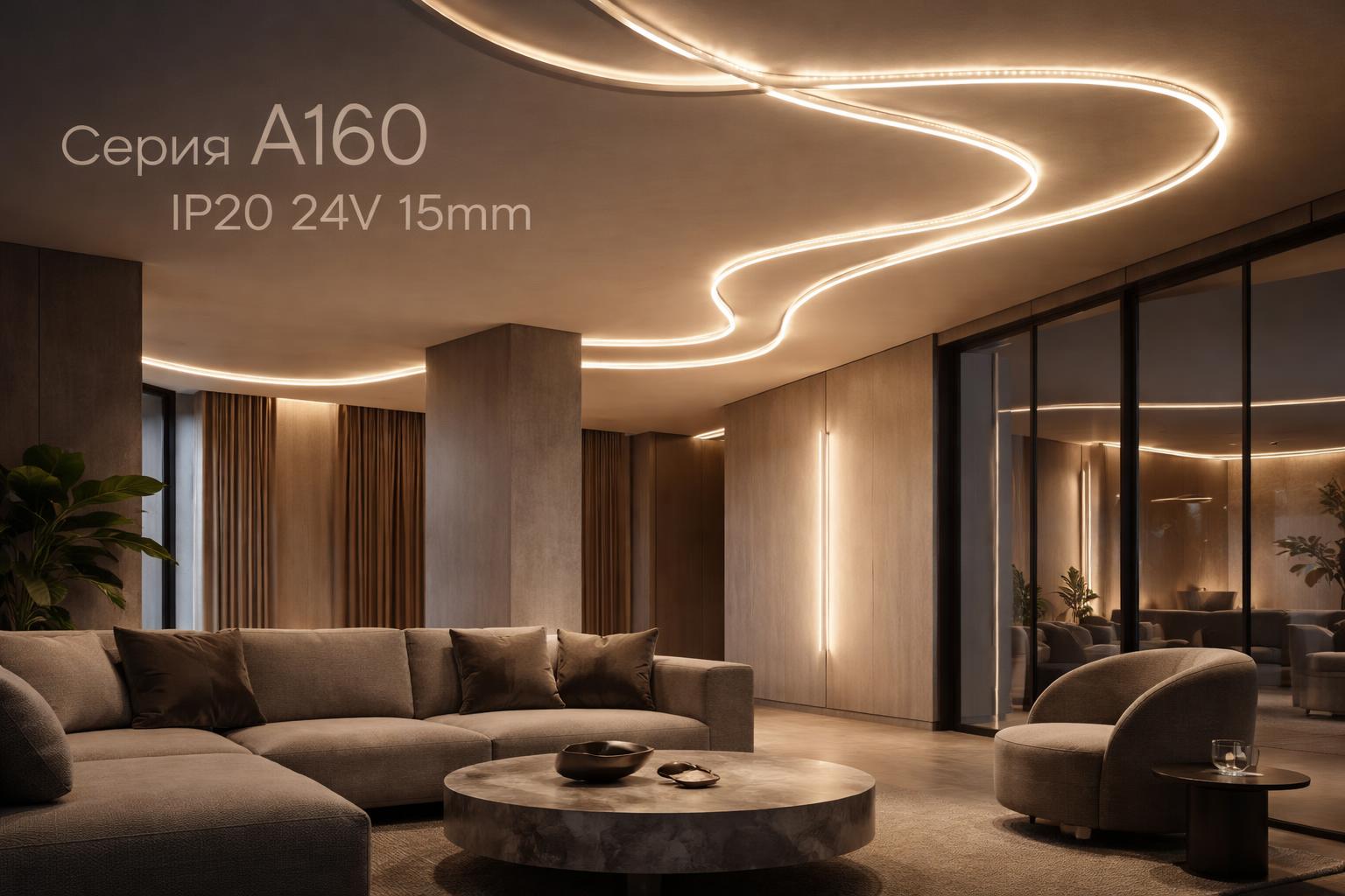 Серия A160 IP20 24V 15mm Arlight