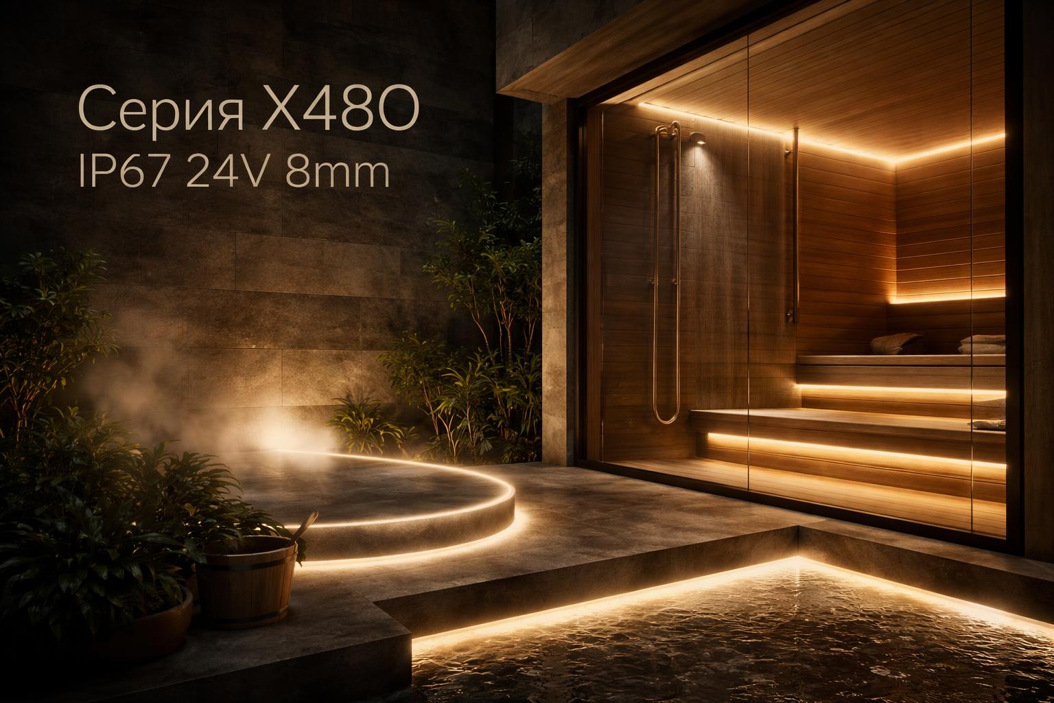 Серия X480 IP67 24V 8mm Arlight