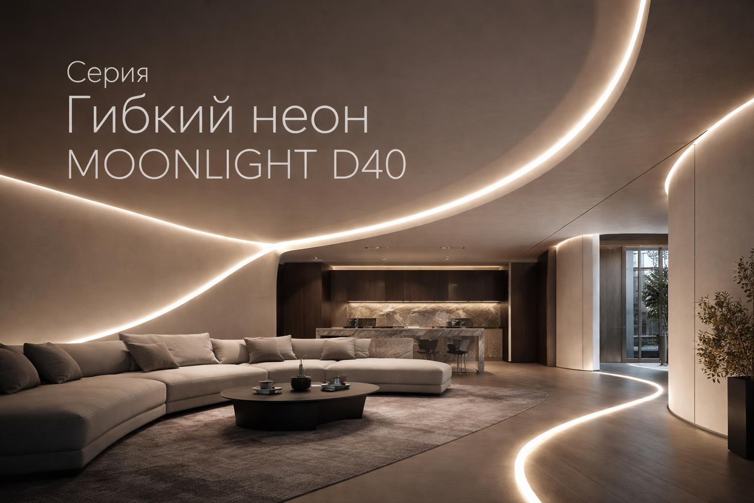 Серия Гибкий неон MOONLIGHT D40 Arlight