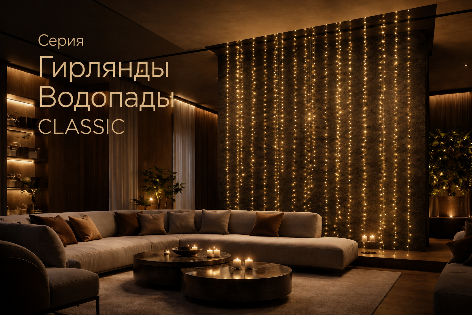 Серия Гирлянды Водопады CLASSIC Arlight