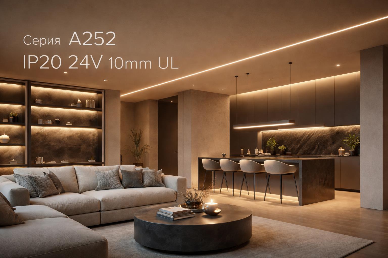 Серия A252 IP20 24V 10mm UL Arlight