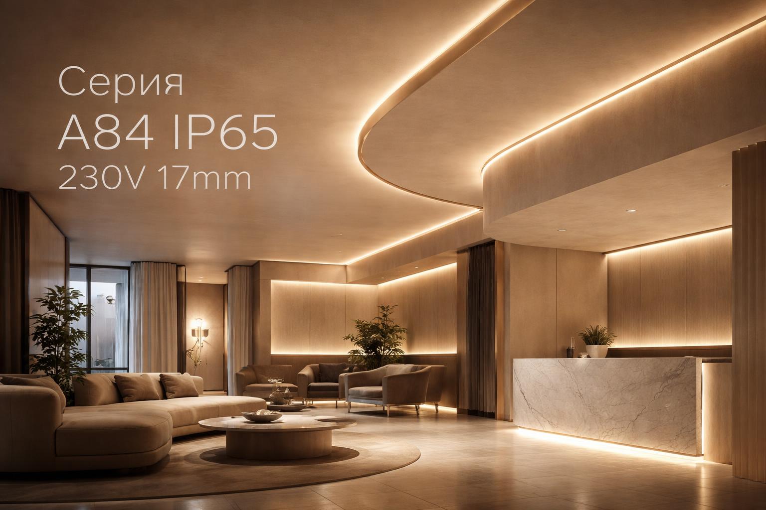 Серия A84 IP65 230V 17mm Arlight