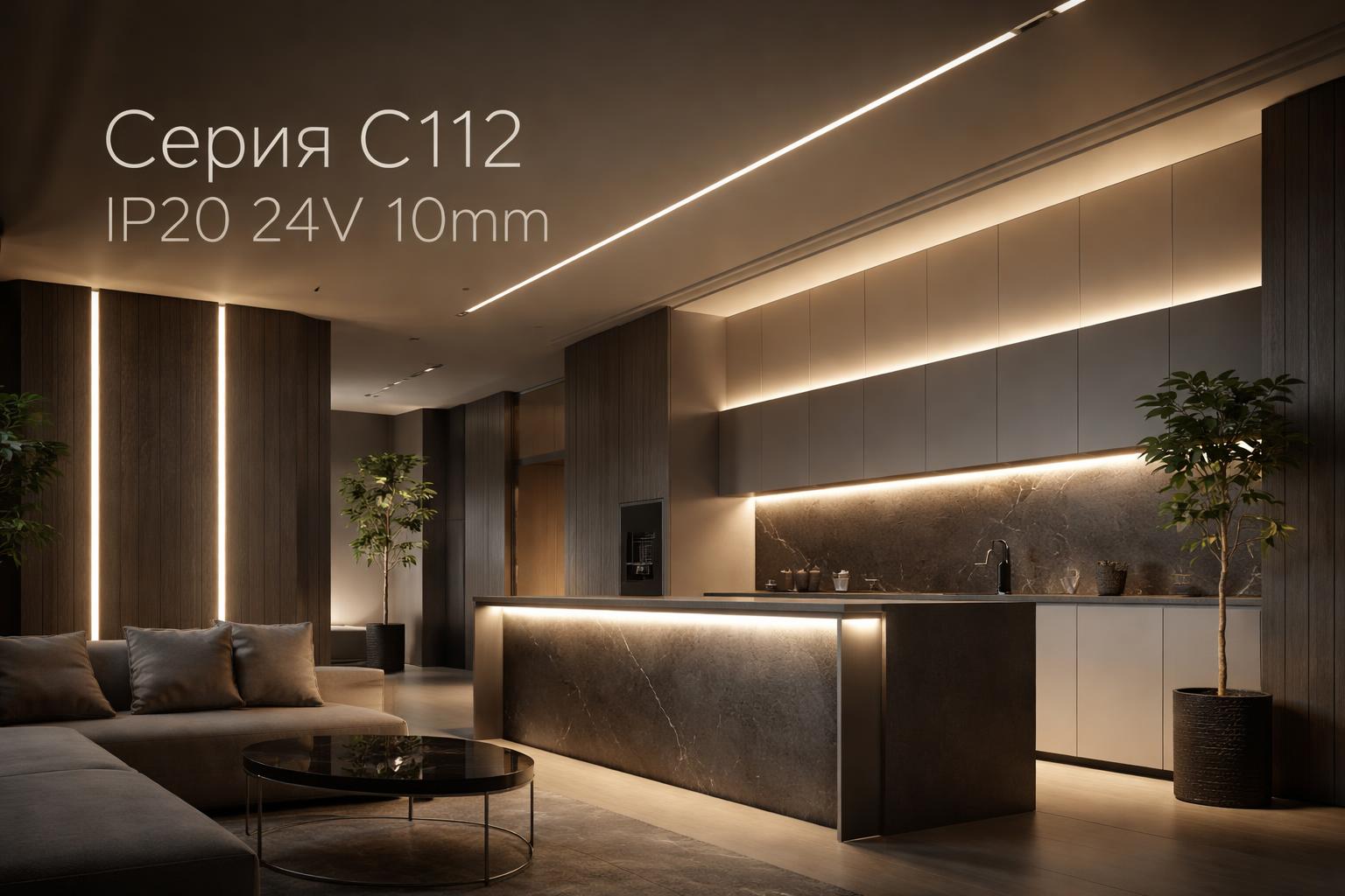Серия C112 IP20 24V 10mm Arlight