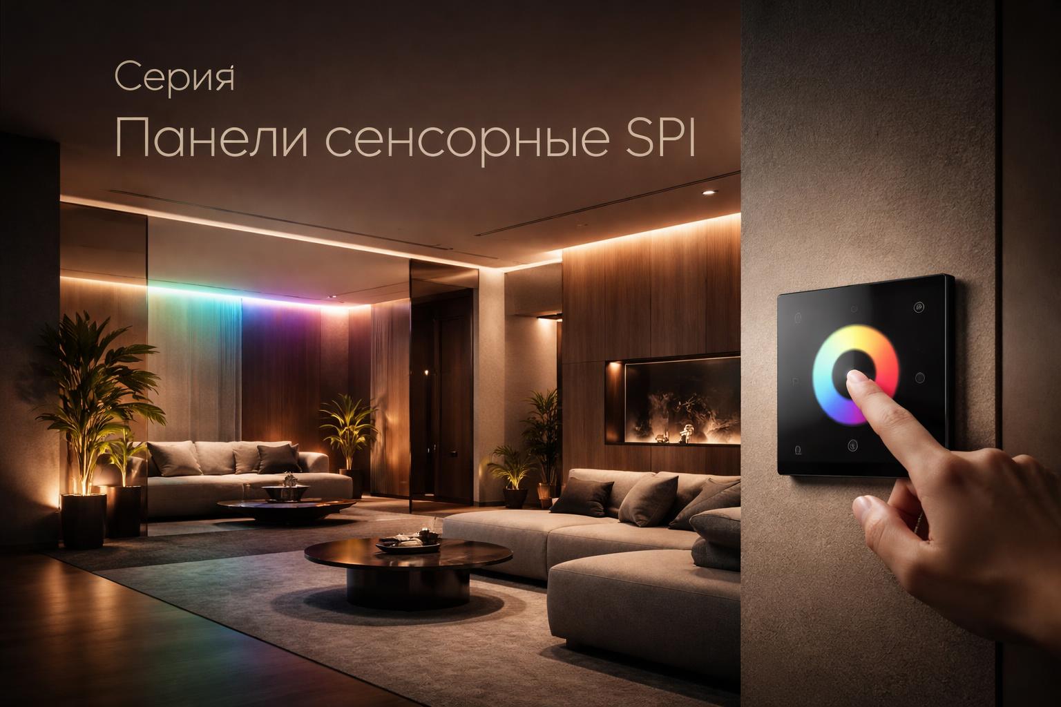 Серия Панели сенсорные SPI Arlight