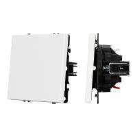 Механизм звонкового выключателя SWT-NOBE-MKR1-SFPL-WH (230V, 10A) (Arlight, Белый кварц)