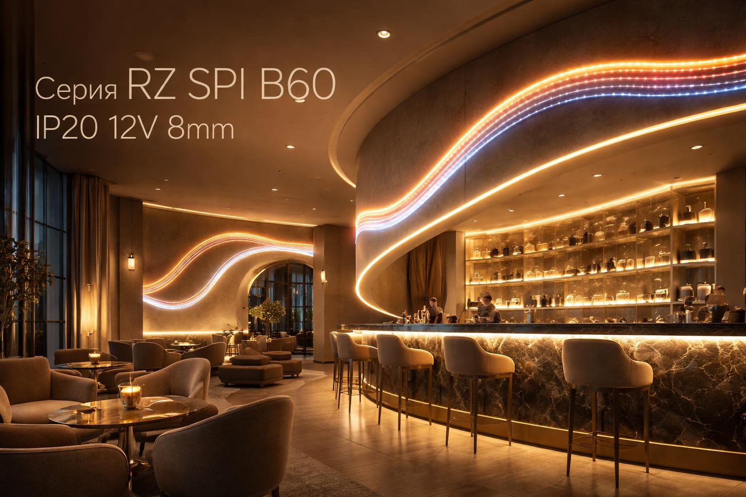 Серия RZ SPI B60 IP20 12V 8mm Arlight