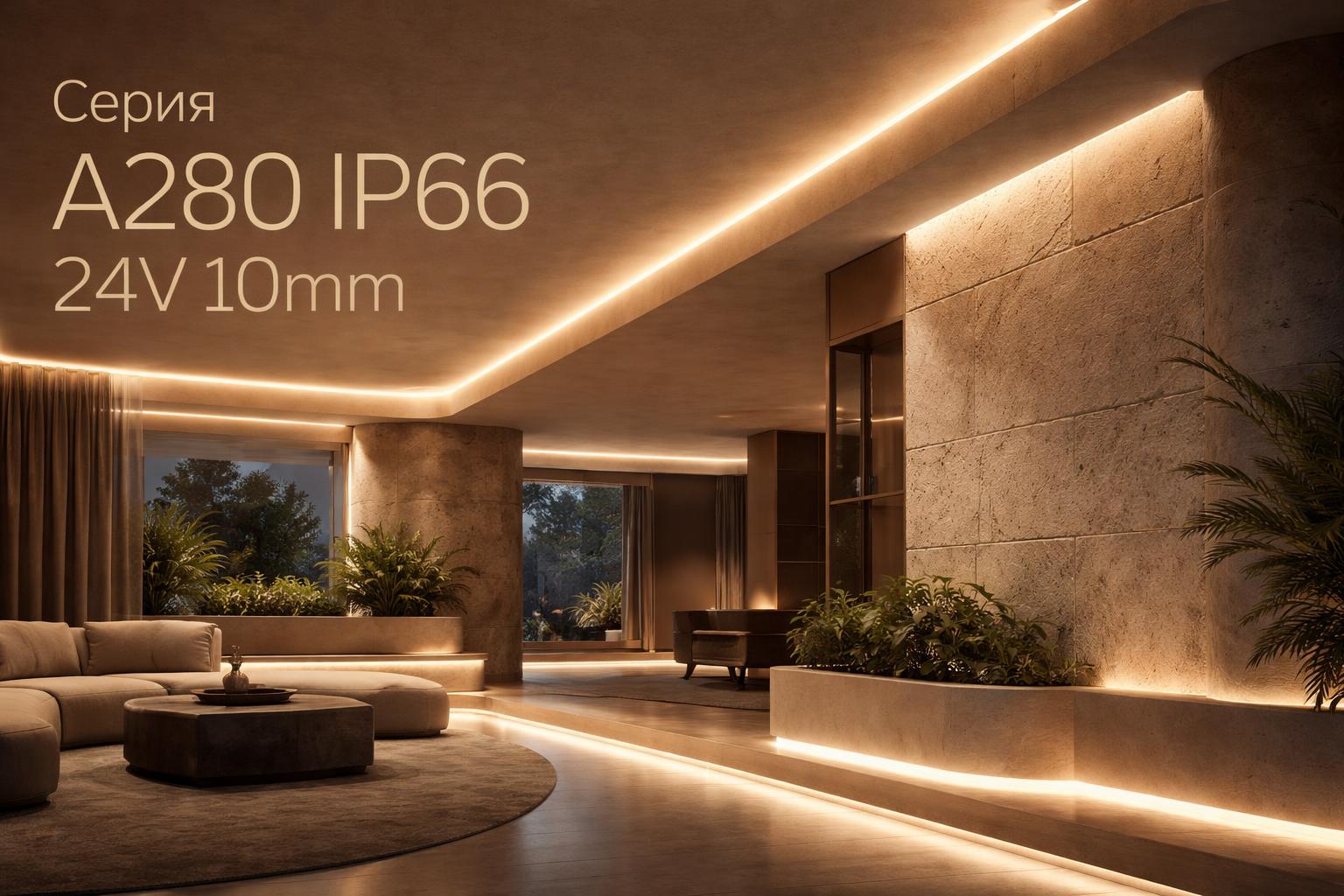 Серия A280 IP66 24V 10mm Arlight