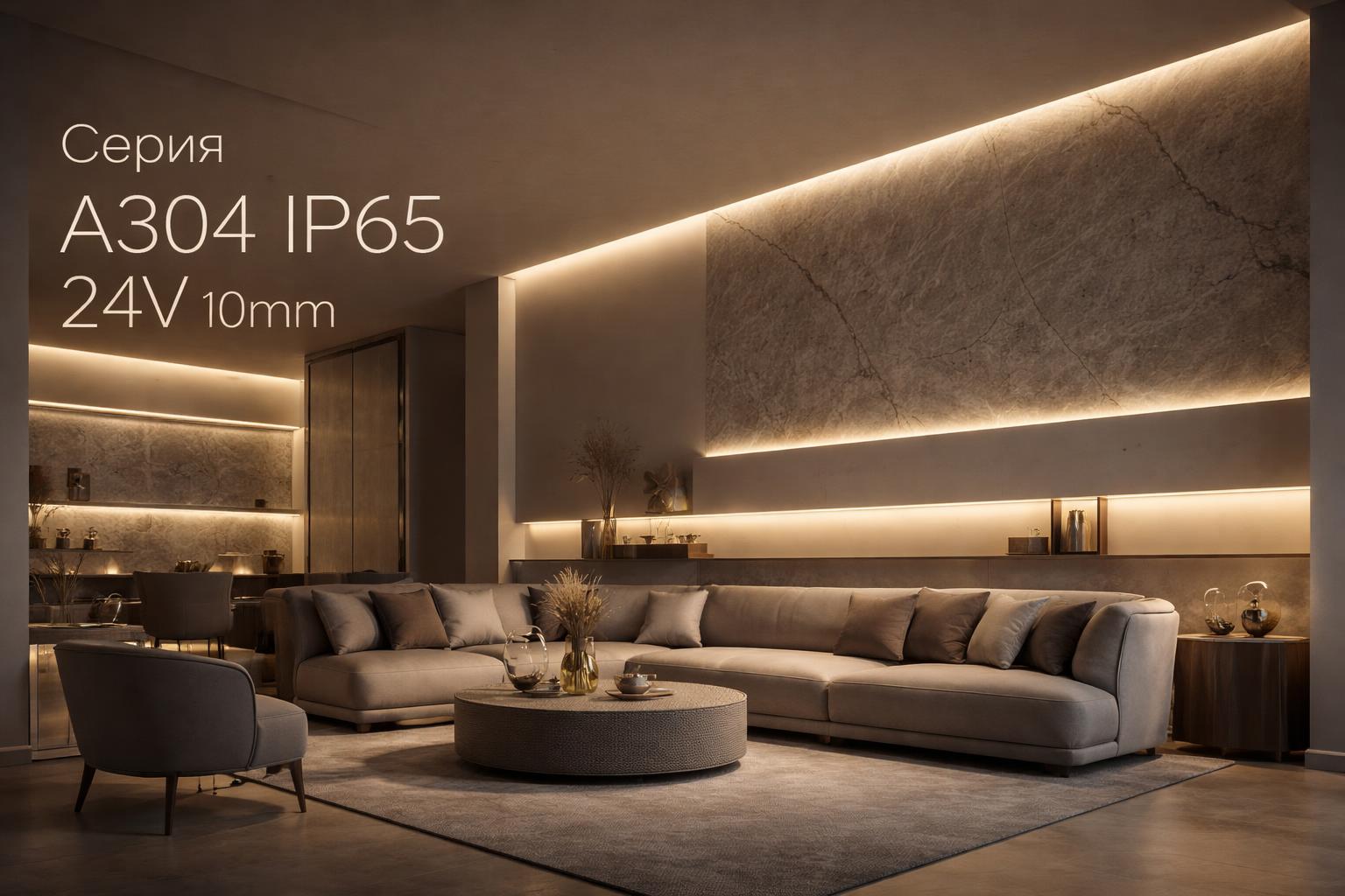 Серия A304 IP65 24V 10mm Arlight