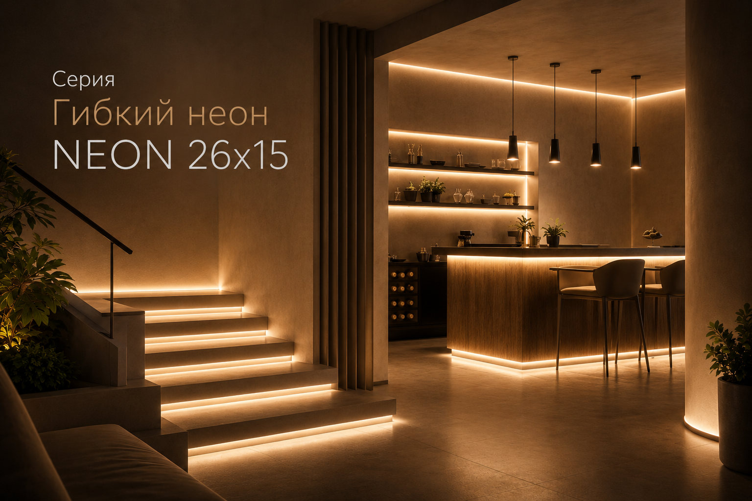 Серия Гибкий неон NEON 26x15 Arlight