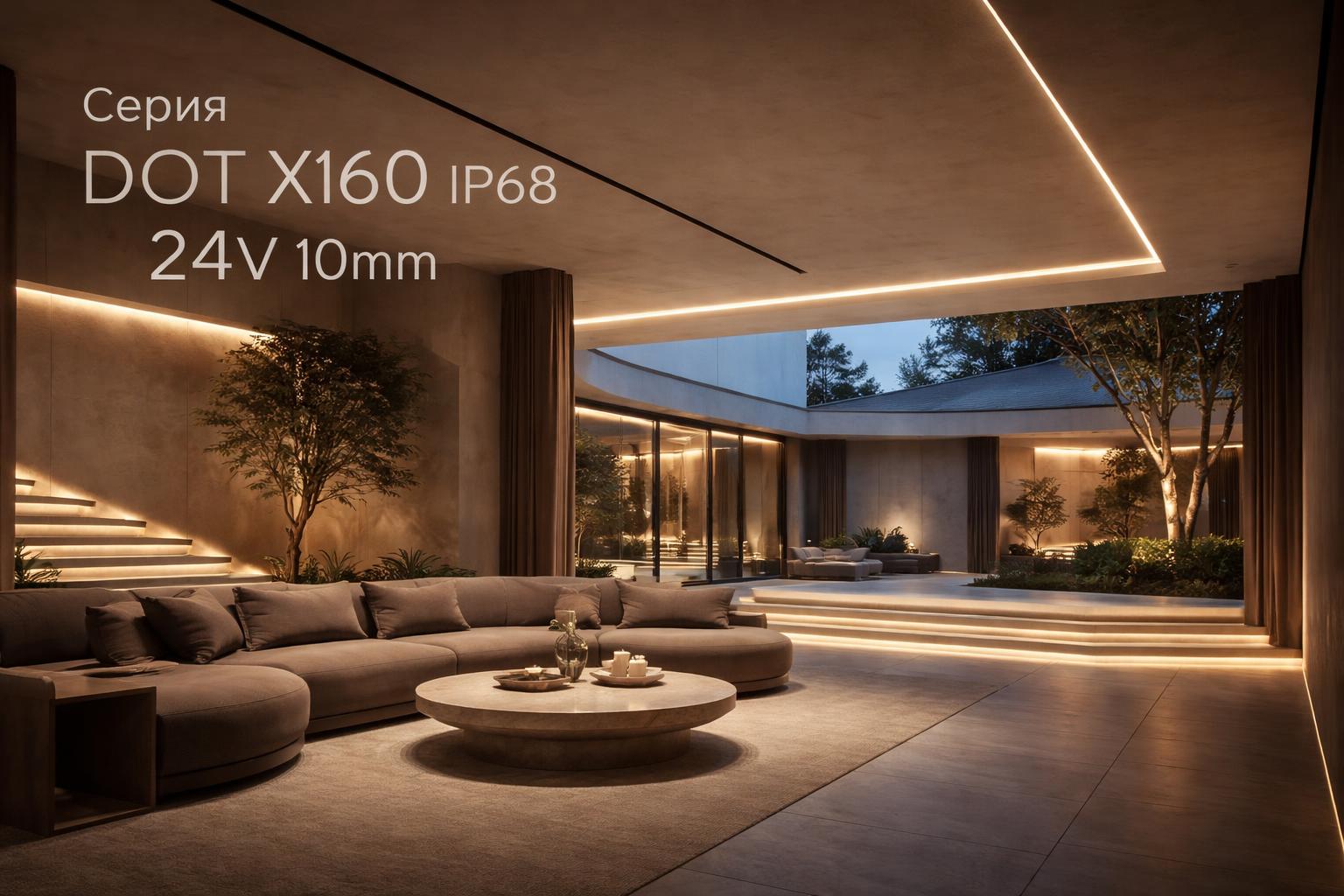 Серия DOT X160 IP68 24V 10mm Arlight