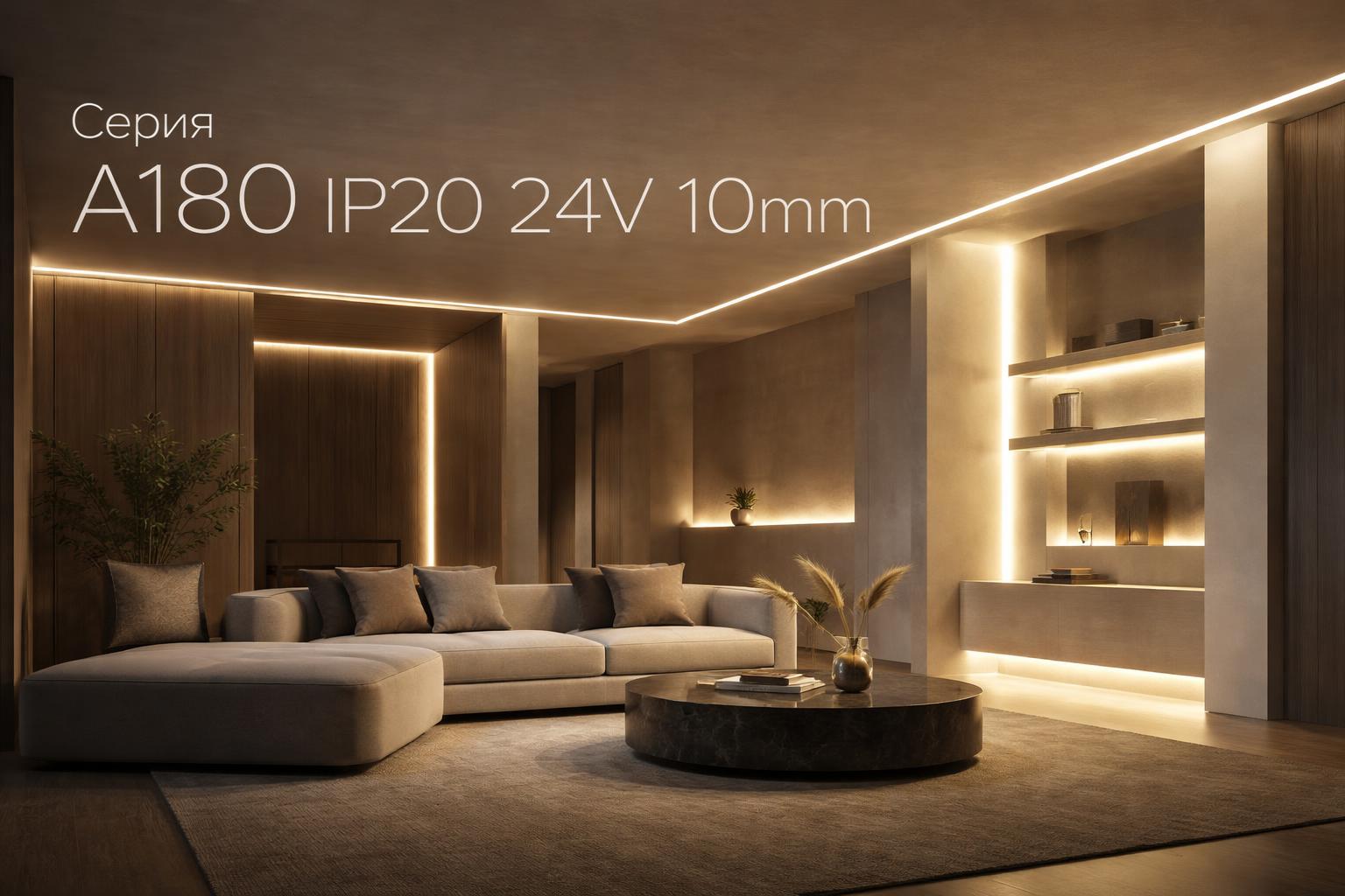 Серия A180 IP20 24V 10mm Arlight