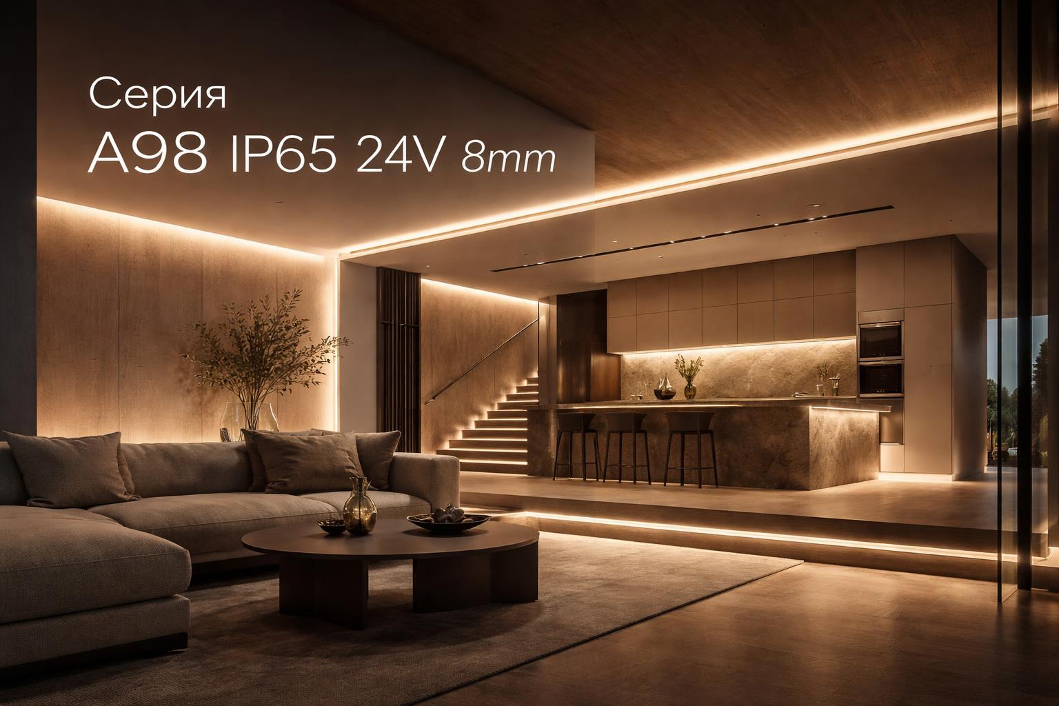 Серия A98 IP65 24V 8mm Arlight Серия A98 IP65 24V 8mm Arlight
