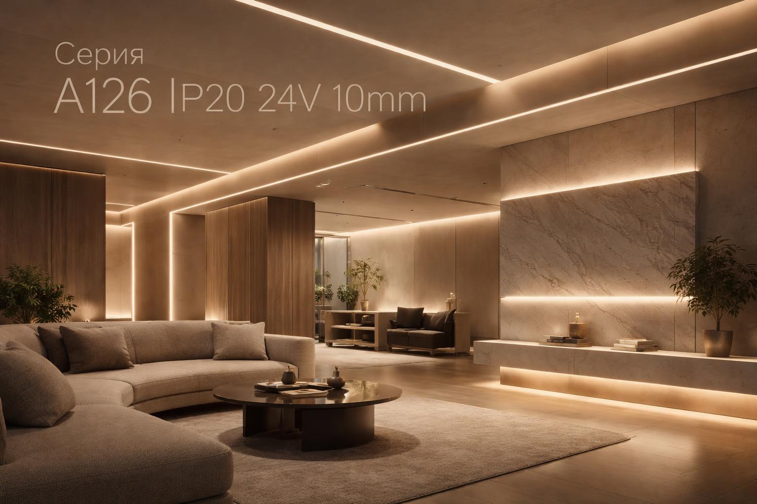 Серия A126 IP20 24V 10mm Arlight