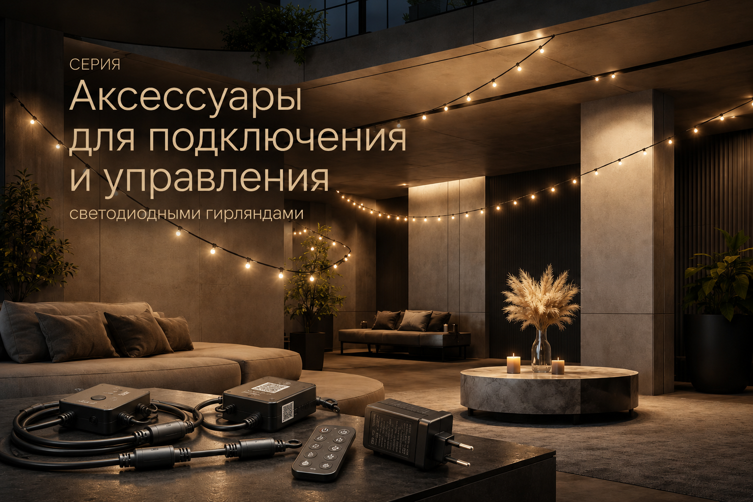 Серия Аксессуары ГИРЛЯНДЫ Arlight