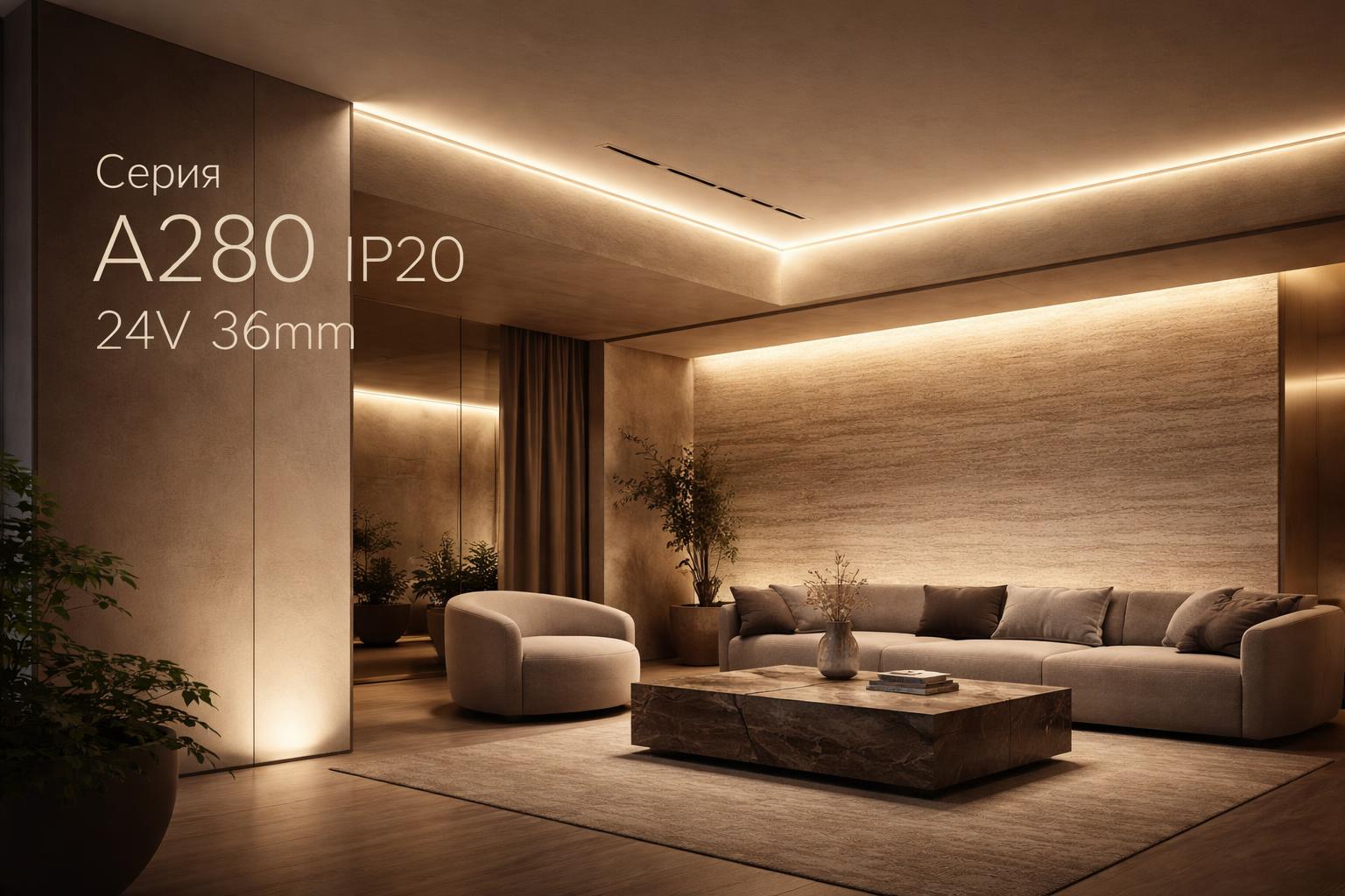 Серия A280 IP20 24V 36mm Arlight