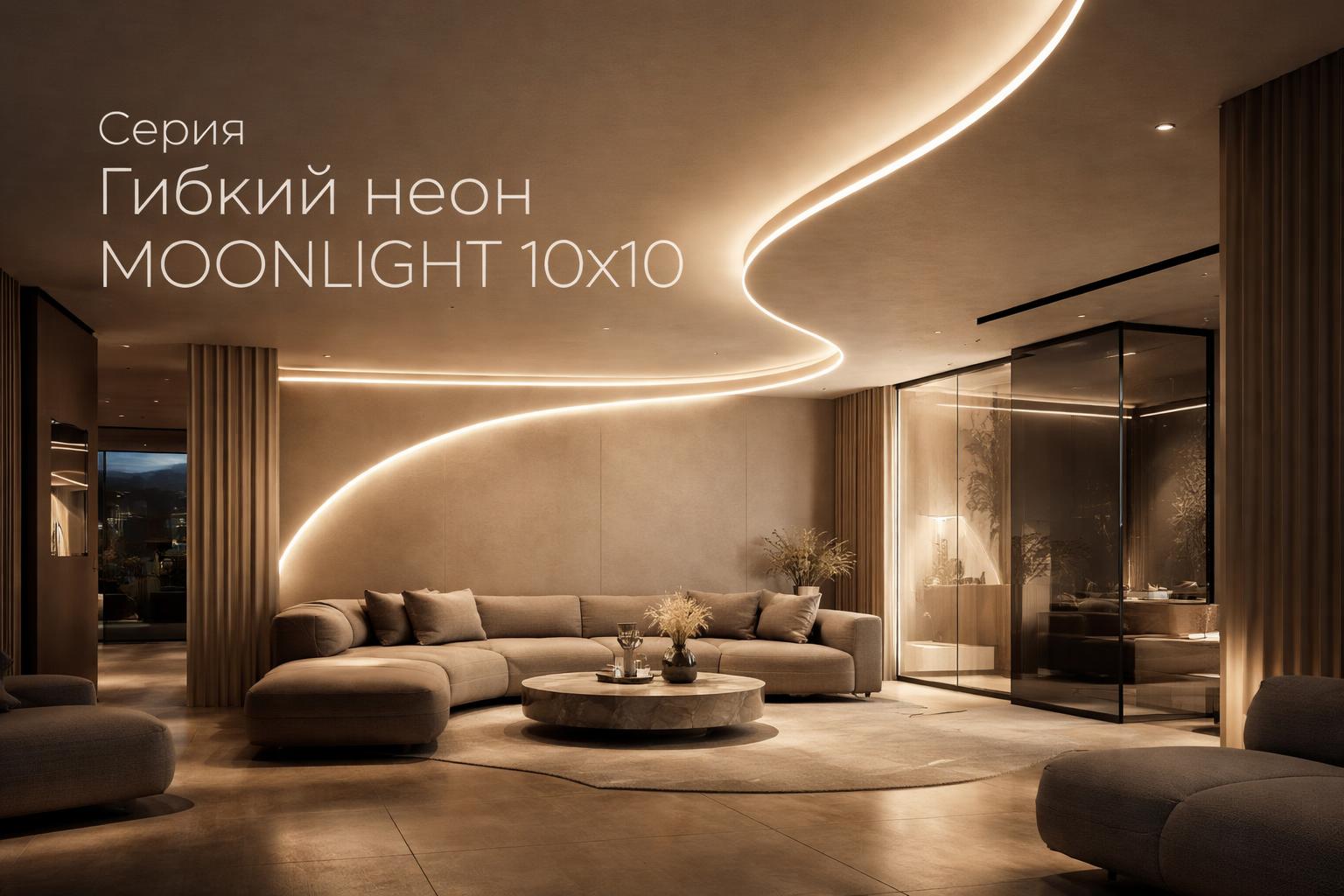 Серия Гибкий неон MOONLIGHT 10x10 Arlight