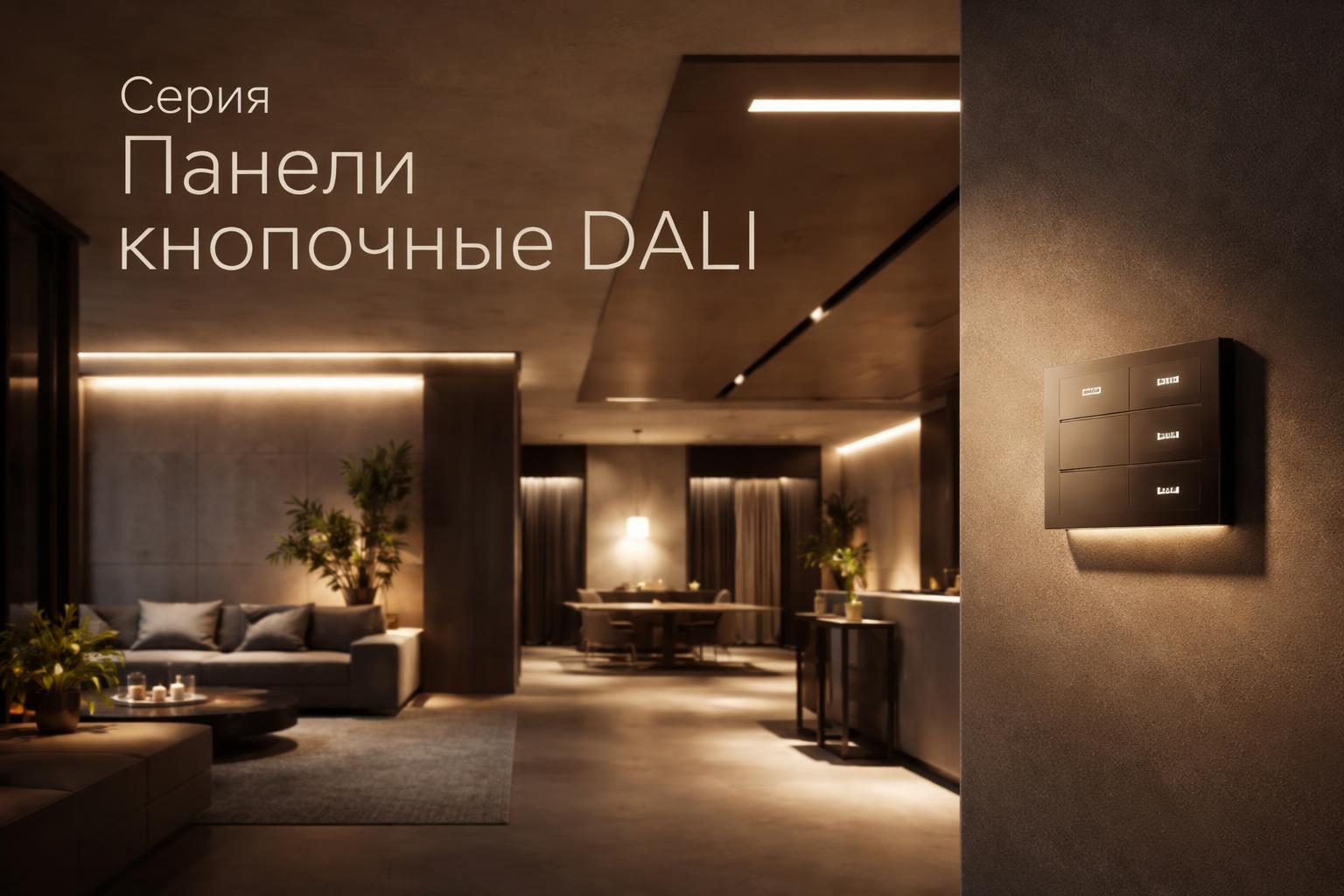 Серия Панели кнопочные DALI Arlight