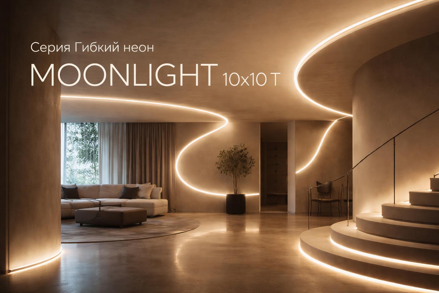 Серия Гибкий неон MOONLIGHT 10x10 T Arlight Серия Гибкий неон MOONLIGHT 10x10 T Arlight