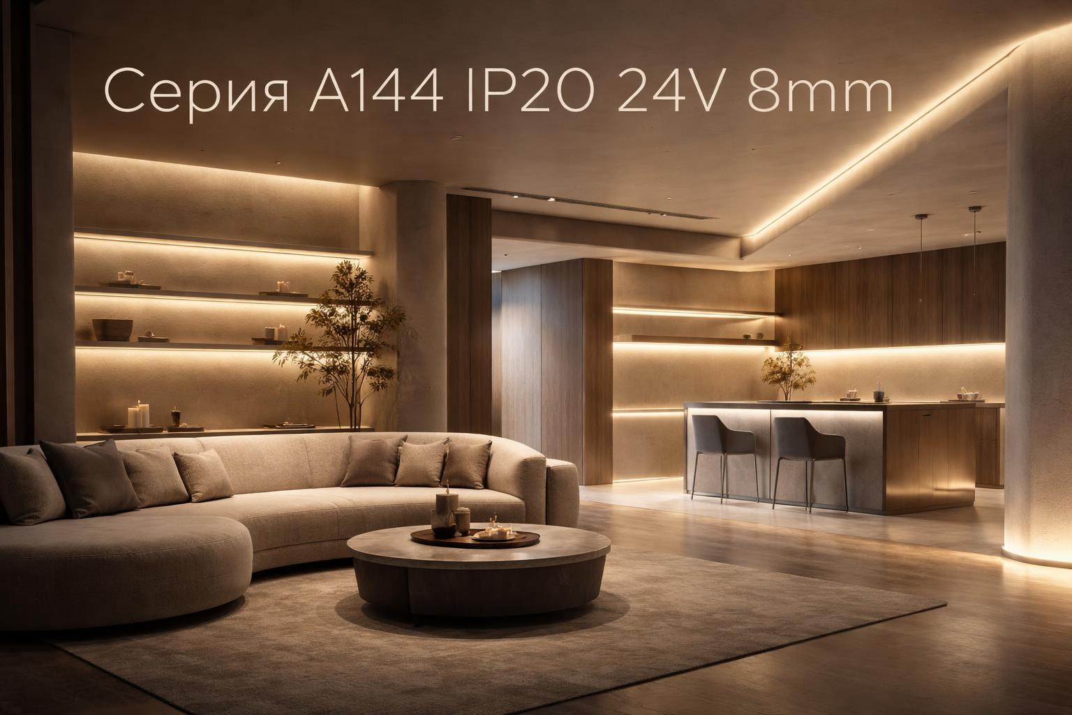 Серия A144 IP20 24V 8mm Arlight