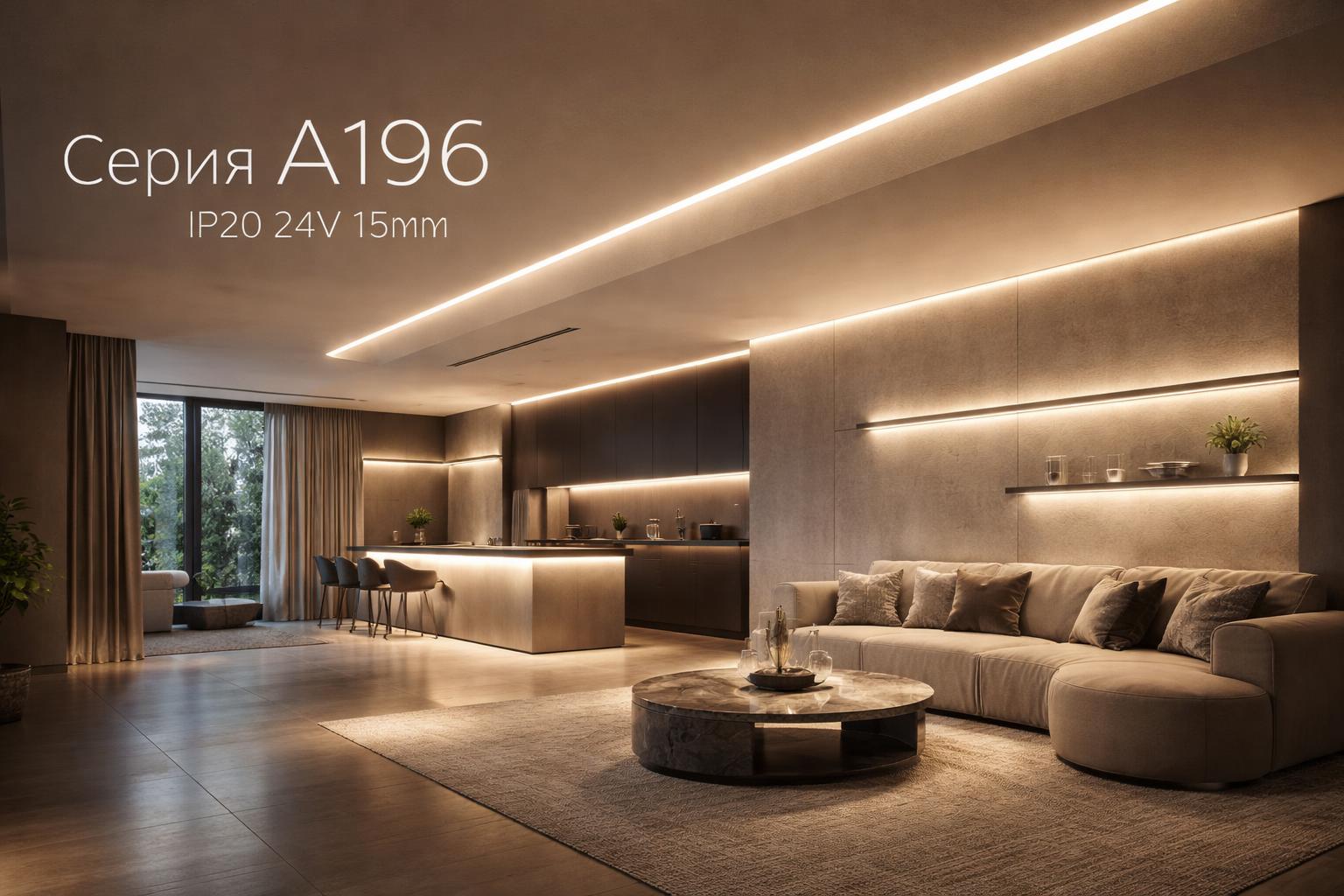 Серия A196 IP20 24V 15mm Arlight