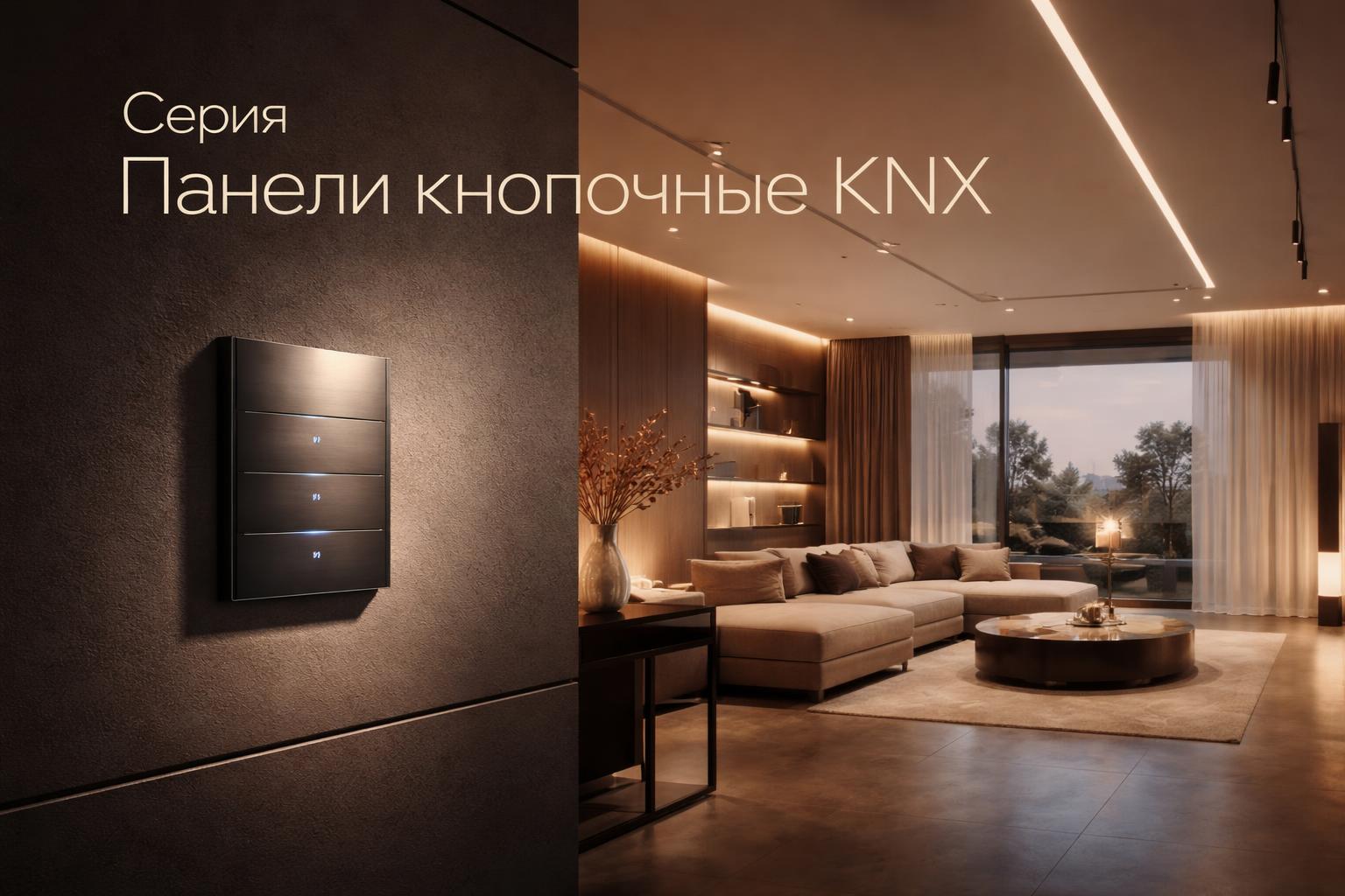 Серия Панели кнопочные KNX Arlight