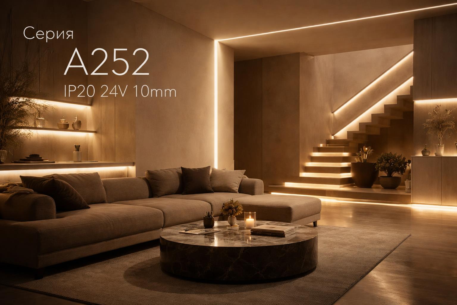 Серия A252 IP20 24V 10mm Arlight Серия A252 IP20 24V 10mm Arlight