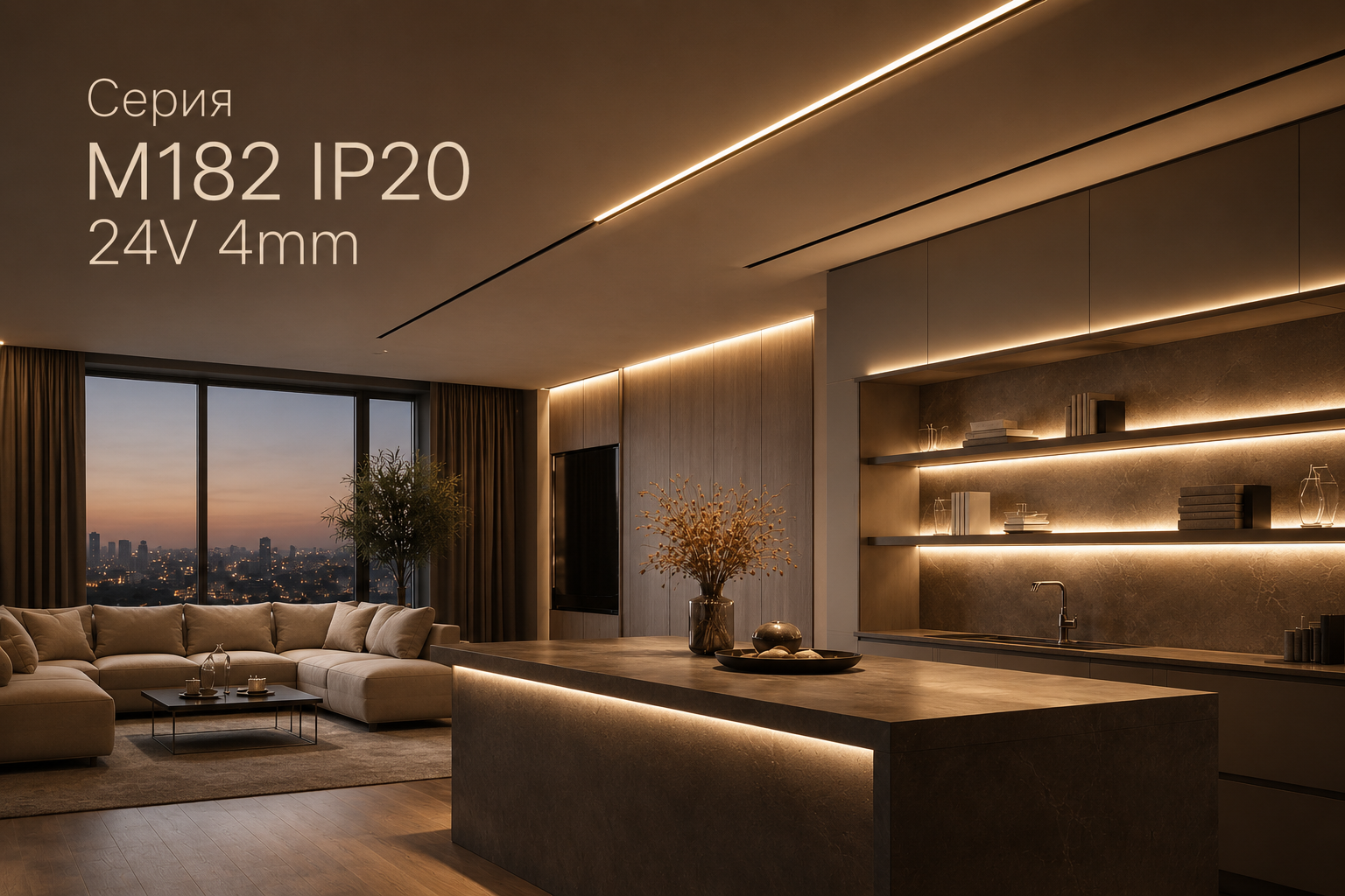 Серия M182 IP20 24V 4mm Arlight