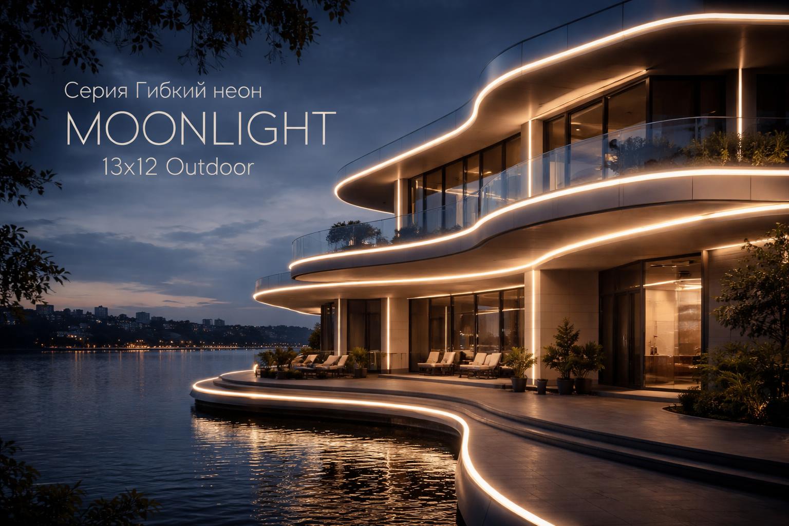 Серия Гибкий неон MOONLIGHT 13x12 Outdoor Arlight