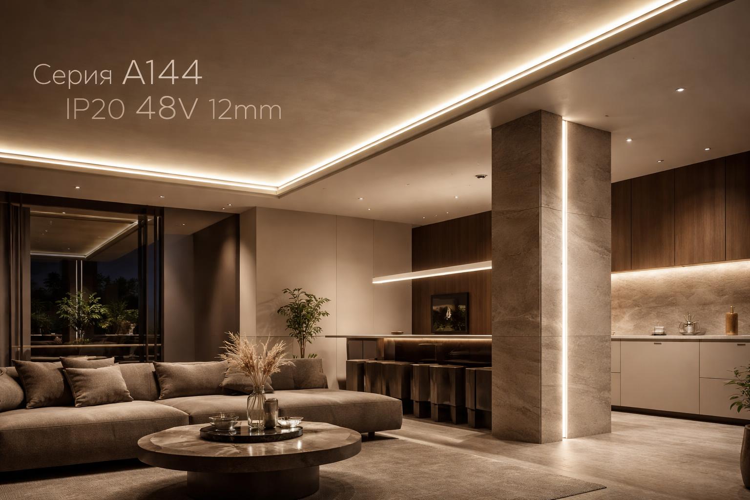 Серия A144 IP20 48V 12mm Arlight
