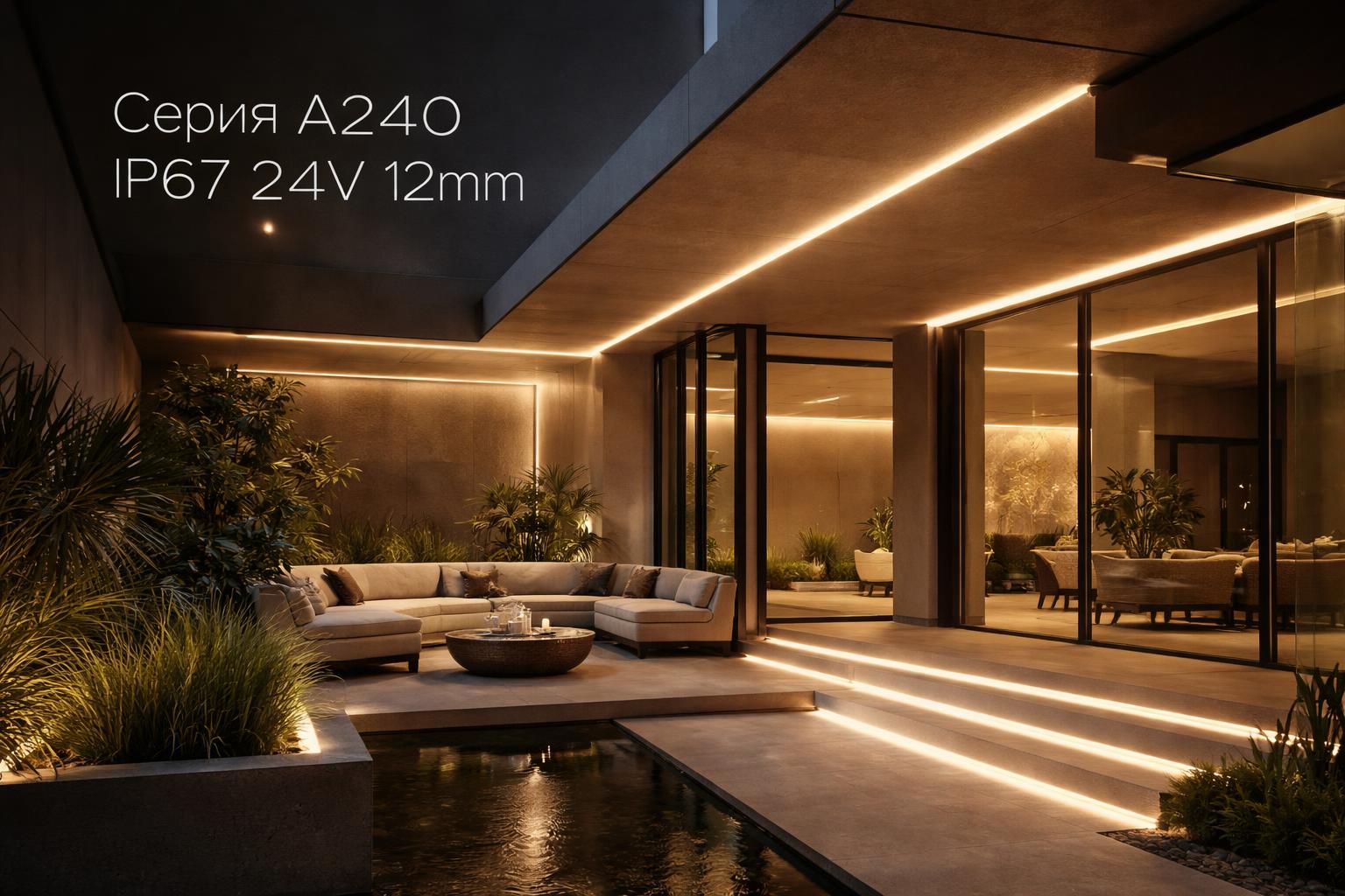 Серия A240 IP67 24V 12mm Arlight