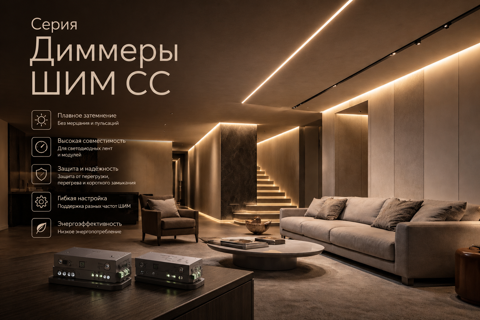 Серия Диммеры ШИМ CC Arlight