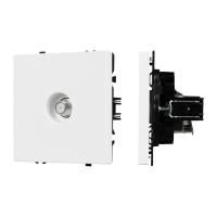 Механизм спутниковой розетки SCT-NOBE-MST1-SFPL-WH (SAT) (Arlight, Белый кварц)
