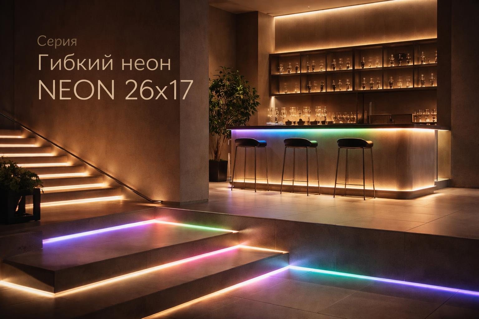 Серия Гибкий неон NEON 26x17 Arlight