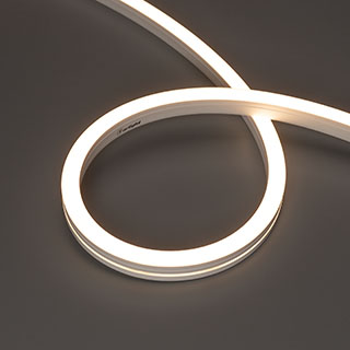 Светодиодная лента герметичная MOONLIGHT-SIDE-A140-12x17mm 24V Warm3000 (9.6 W/m, IP67, 0,5m, wire x1) (Arlight, Образец)