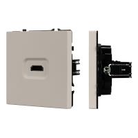 Механизм HDMI розетки SCT-NOBE-MHD1-SFPL-CA (Arlight, Кашемир)