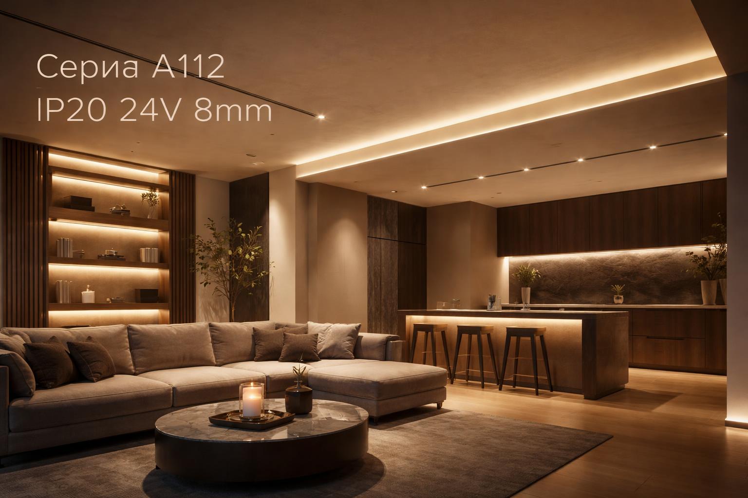 Серия A112 IP20 24V 8mm Arlight