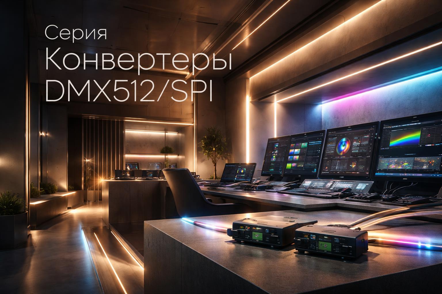 Серия Конвертеры DMX512/SPI Arlight