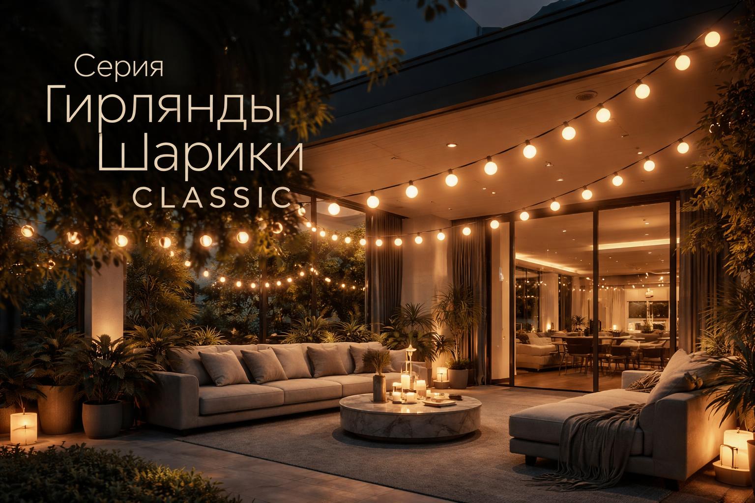 Серия Гирлянды Шарики CLASSIC Arlight
