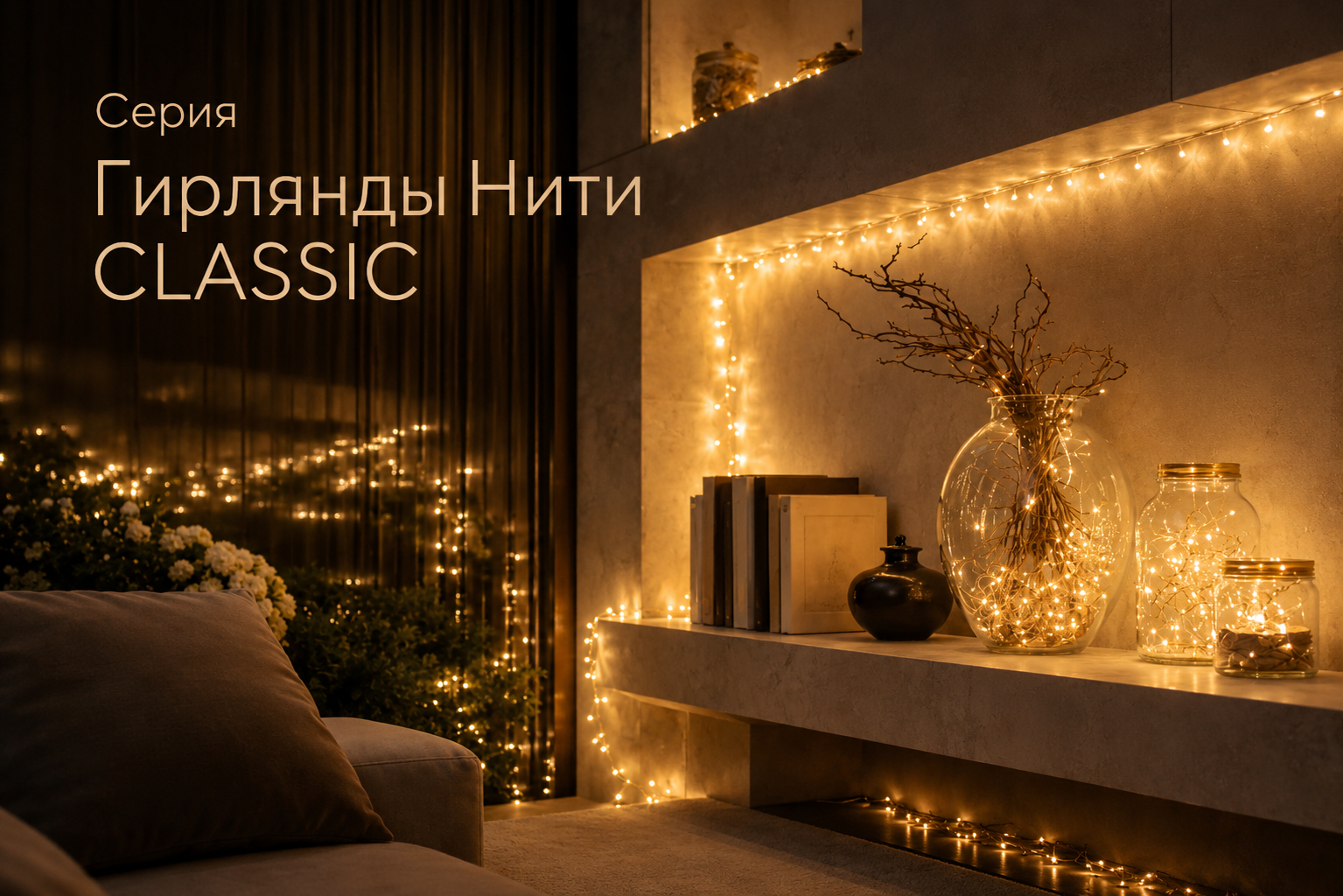 Серия Гирлянды Нити CLASSIC Arlight