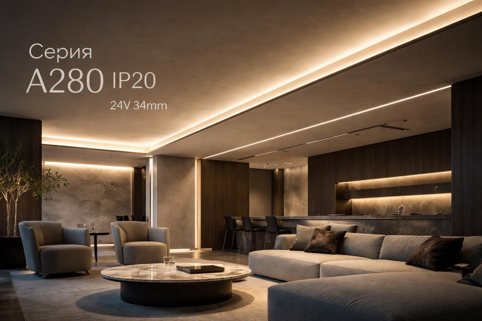 Серия A280 IP20 24V 34mm Arlight