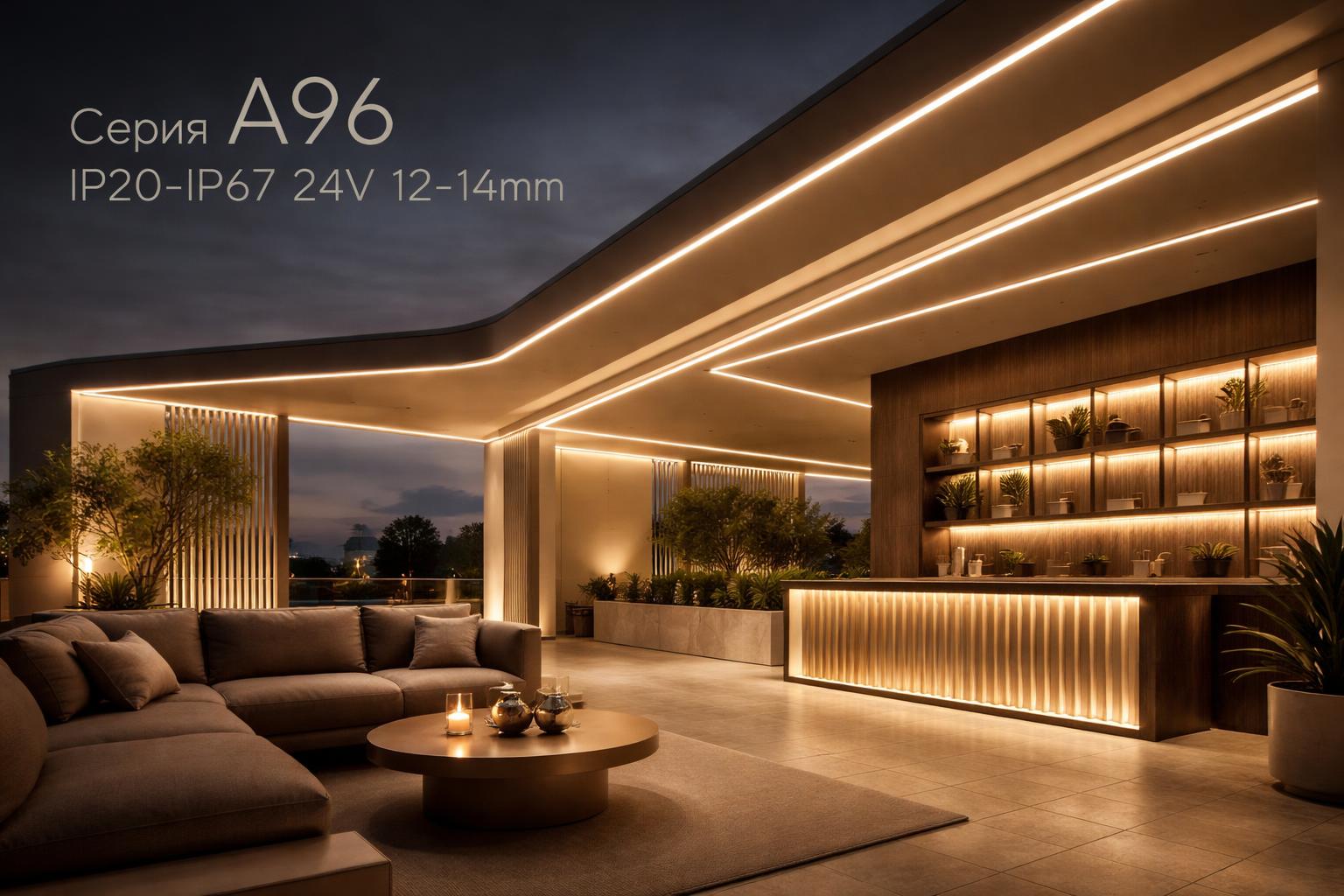 Серия A96 IP20-IP67 24V 12-14mm Arlight