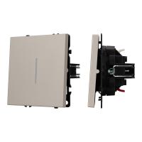 Механизм звонкового выключателя LED SWT-NOBE-MKR1-SFPL-L-CA (230V, 10A) (Arlight, Кашемир)
