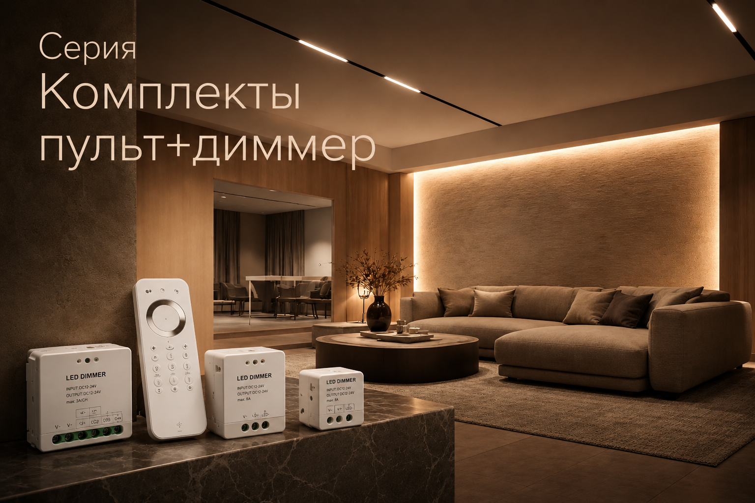 Серия Комплекты пульт+диммер Arlight