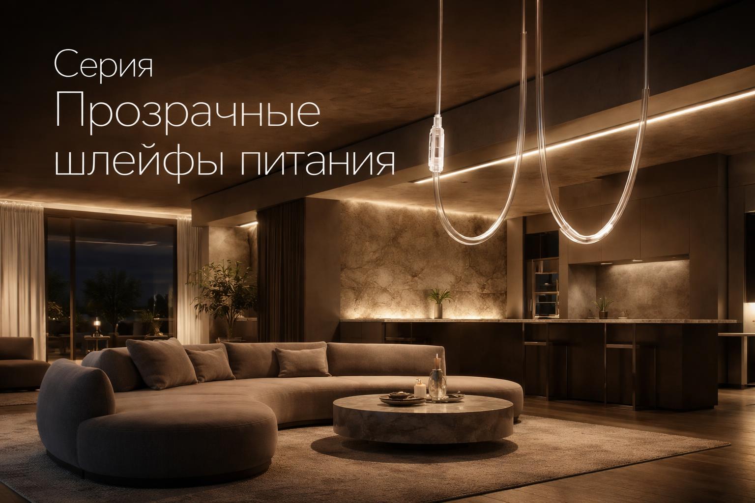 Серия Прозрачные шлейфы питания Arlight