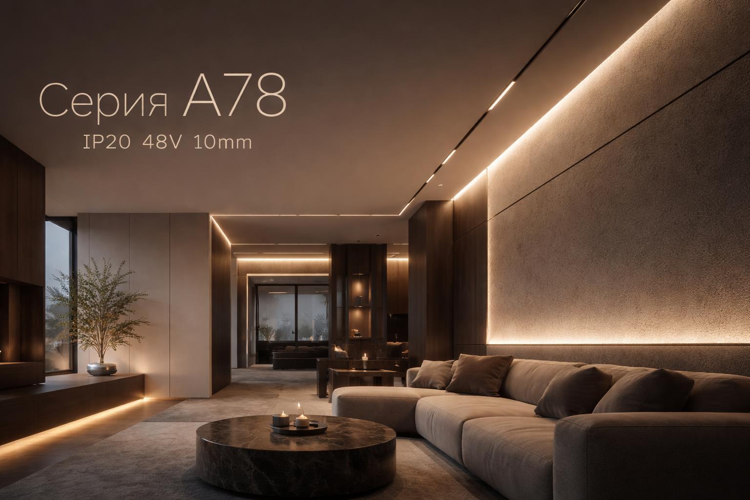 Серия A78 IP20 48V 10mm Arlight