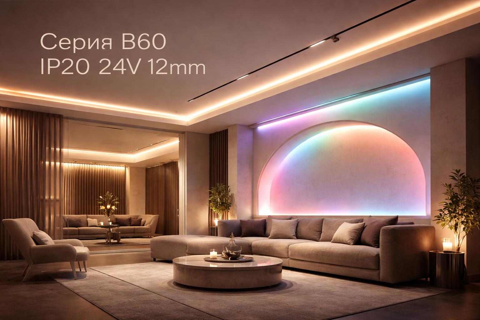 Серия B60 IP20 24V 12mm Arlight Серия B60 IP20 24V 12mm Arlight